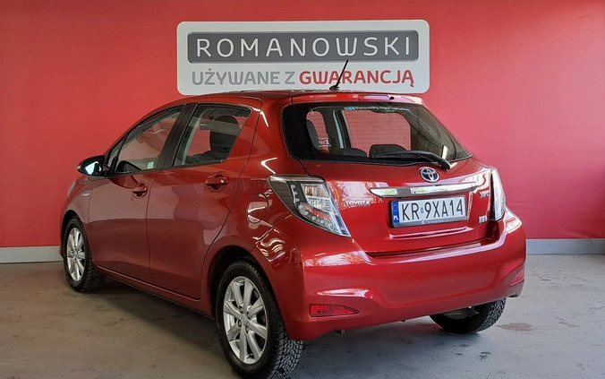 Toyota Yaris cena 49900 przebieg: 83374, rok produkcji 2013 z Kraków małe 529